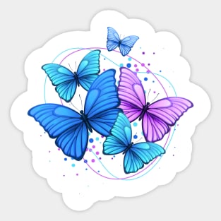 beautiful butterfly Sticker